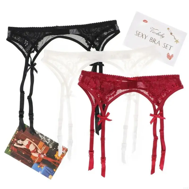 634C Simplicity Sexy Suspender Garter Belt for Thigh High Stockings with 4 Straps thumbnail 5