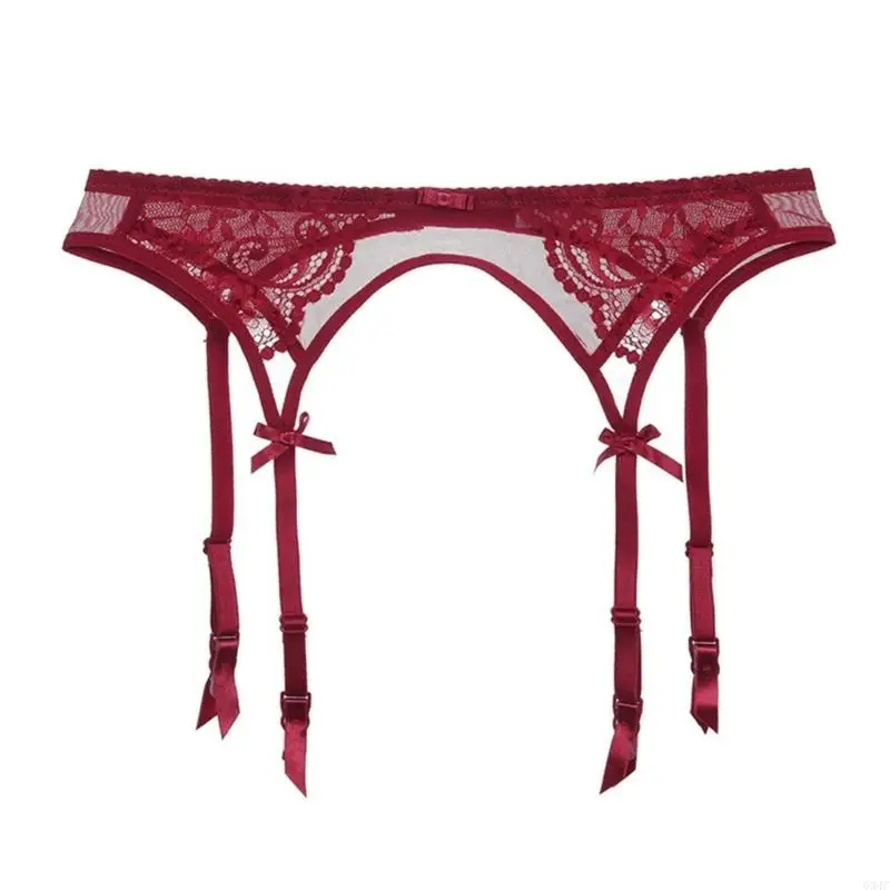 634C Simplicity Sexy Suspender Garter Belt for Thigh High Stockings with 4 Straps thumbnail 3