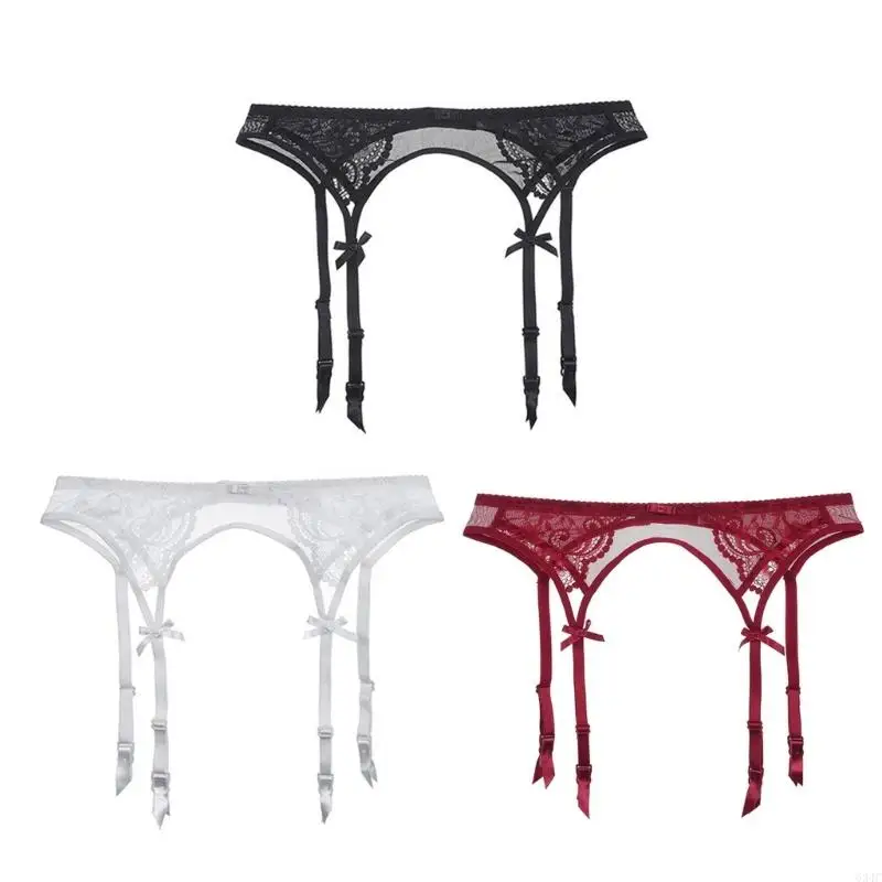 634C Simplicity Sexy Suspender Garter Belt for Thigh High Stockings with 4 Straps