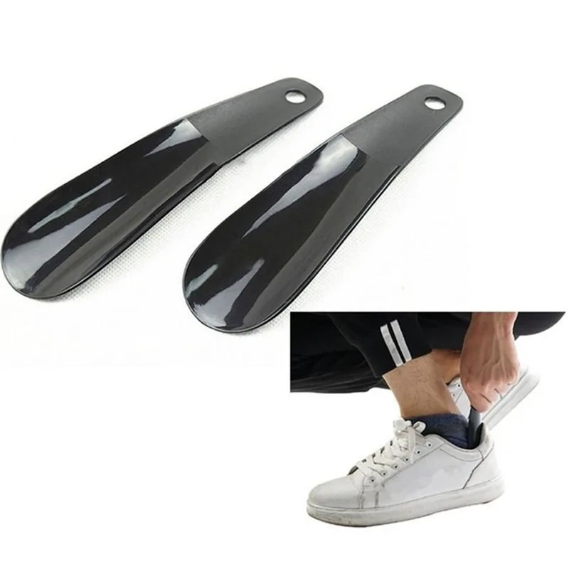1PCS 4PCS 16cm Shoe Horns Professional Black Plastick Shoe Horn Spoon Shape Shoehorn Shoe Lifter Flexible Sturdy Slip thumbnail 2