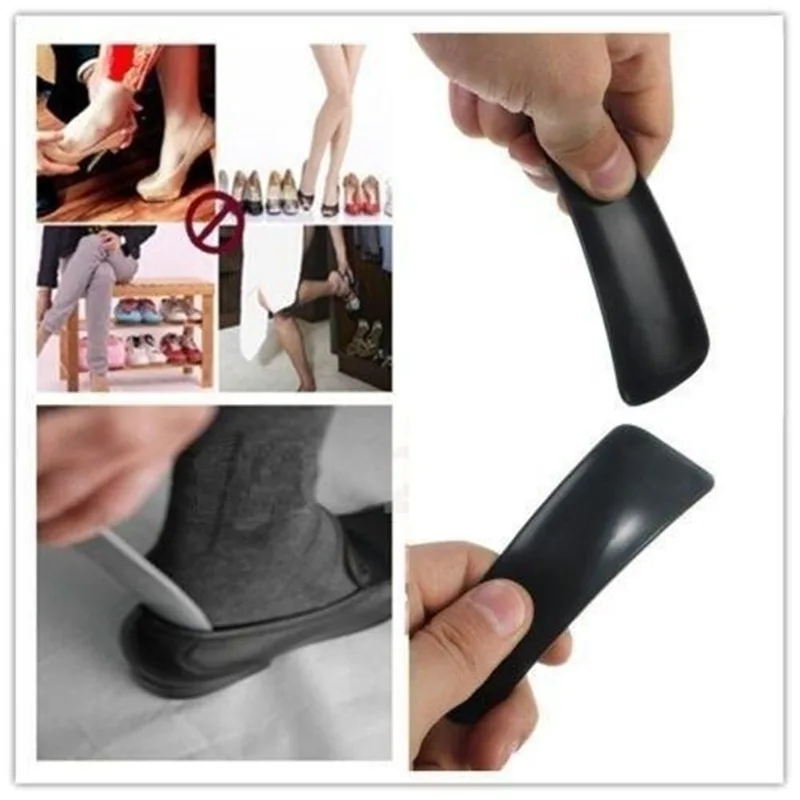 1PCS 4PCS 16cm Shoe Horns Professional Black Plastick Shoe Horn Spoon Shape Shoehorn Shoe Lifter Flexible Sturdy Slip thumbnail 6