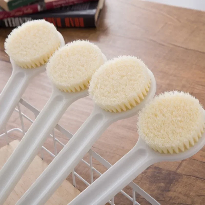 Soft Bristle Bath Brush with Long Handle - Back Scrubber Shower Brush for Men And Women Efficient Cleaning thumbnail 2