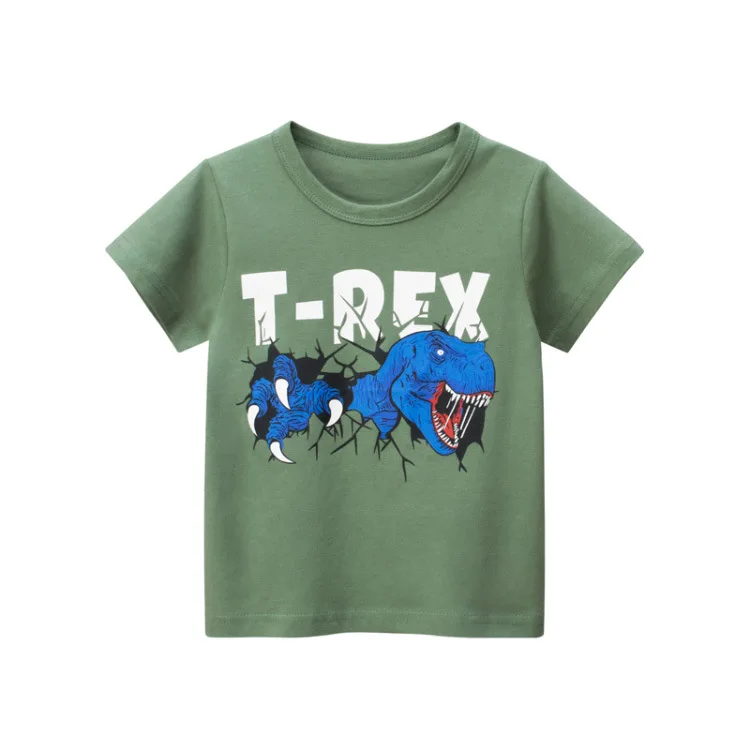 OLEKID 2025 Summer Children Boys Clothing Printed Cartoon Boys T-Shirts 2-8 Years Kids Baby Boy Tops Short Sleeve Toddler Tees thumbnail 2