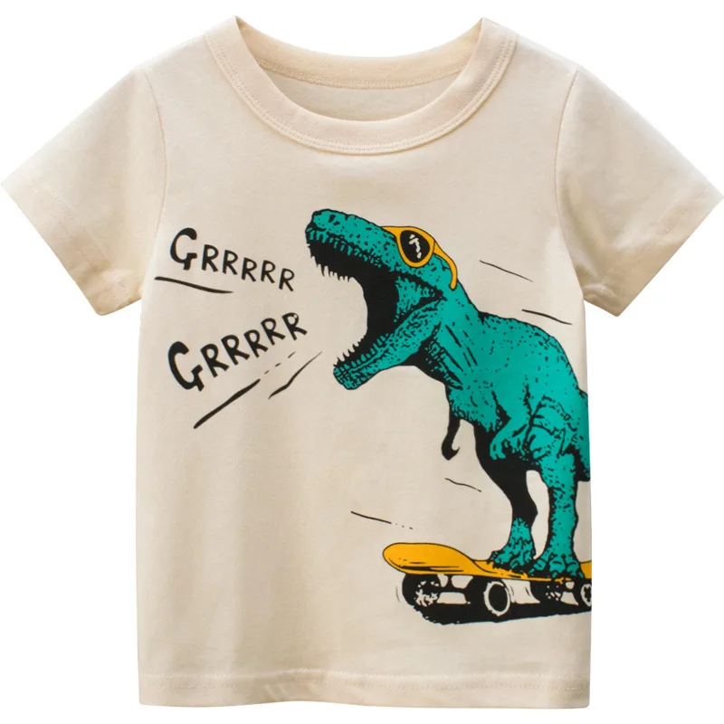 OLEKID 2025 Summer Children Boys Clothing Printed Cartoon Boys T-Shirts 2-8 Years Kids Baby Boy Tops Short Sleeve Toddler Tees thumbnail 5