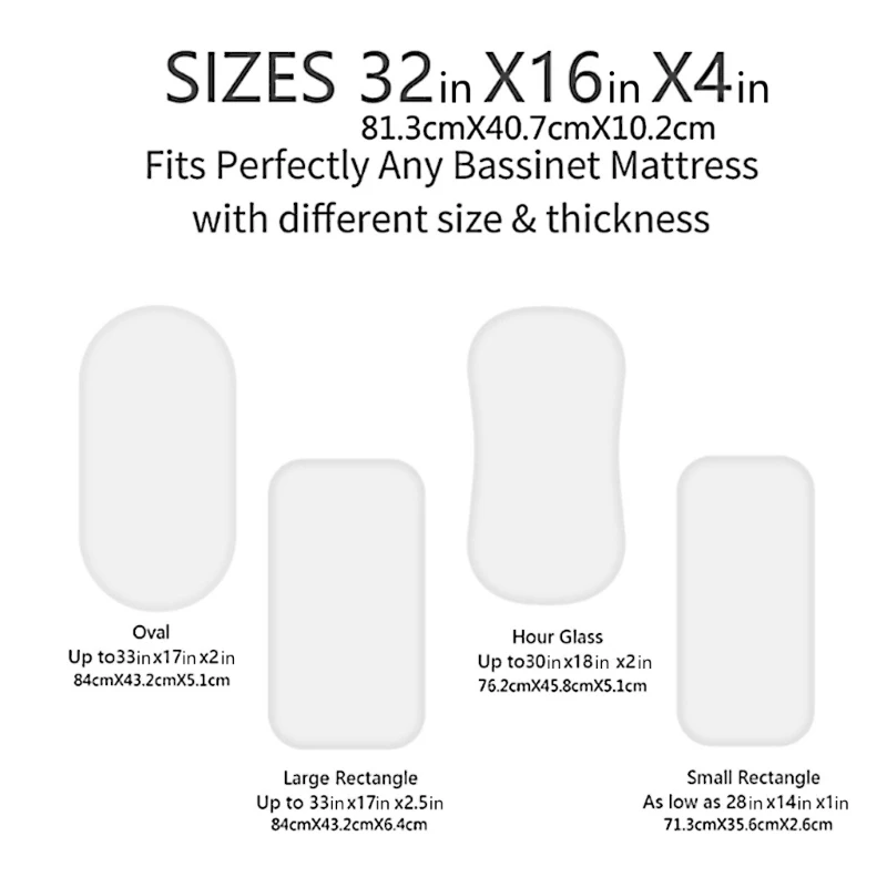 Baby Bed Fitted Sheet Mattress Protectors Cover Plain Color Protective Sleeve for Boy Girls Toddlers Essential Stuff thumbnail 2