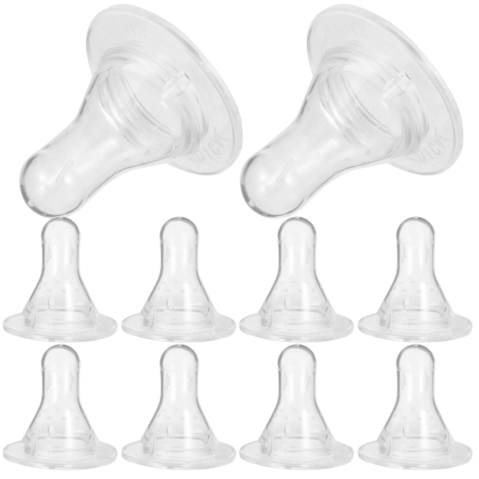 10 Pcs Thickened Silicone Lamb Feeding Nipples Durable Wear Resistant Nursing Bottle Pacifiers For Goat Calf Animal Farm Supply