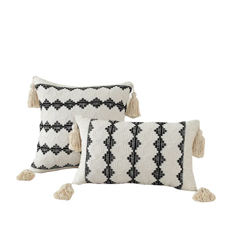 Bohemian Fringed Pillowcase Sofa Decorative Seat Cushion Car Waist Pillowcase Home Improvement Seat Cushion Cover 45X45 30X50 CM thumbnail 5
