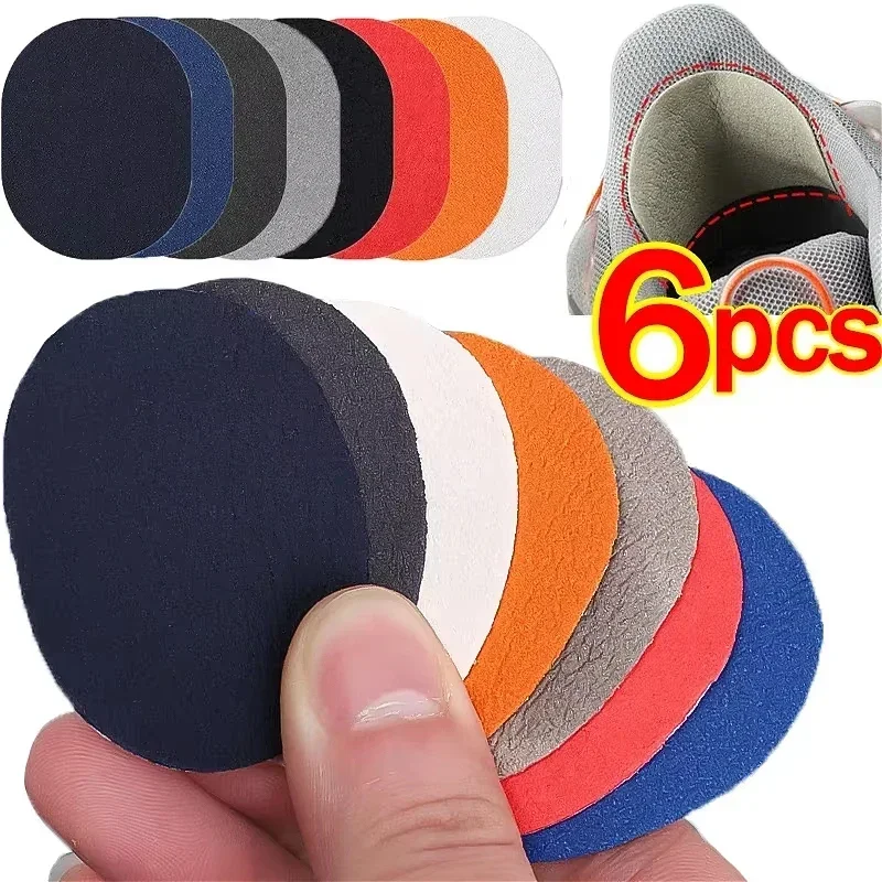 Sports Shoes Repair Stickers Suede Heel Protector Anti-Wear Repair Holes Self-adhesive Patches Insoles Pad Foot Care Insert thumbnail 2