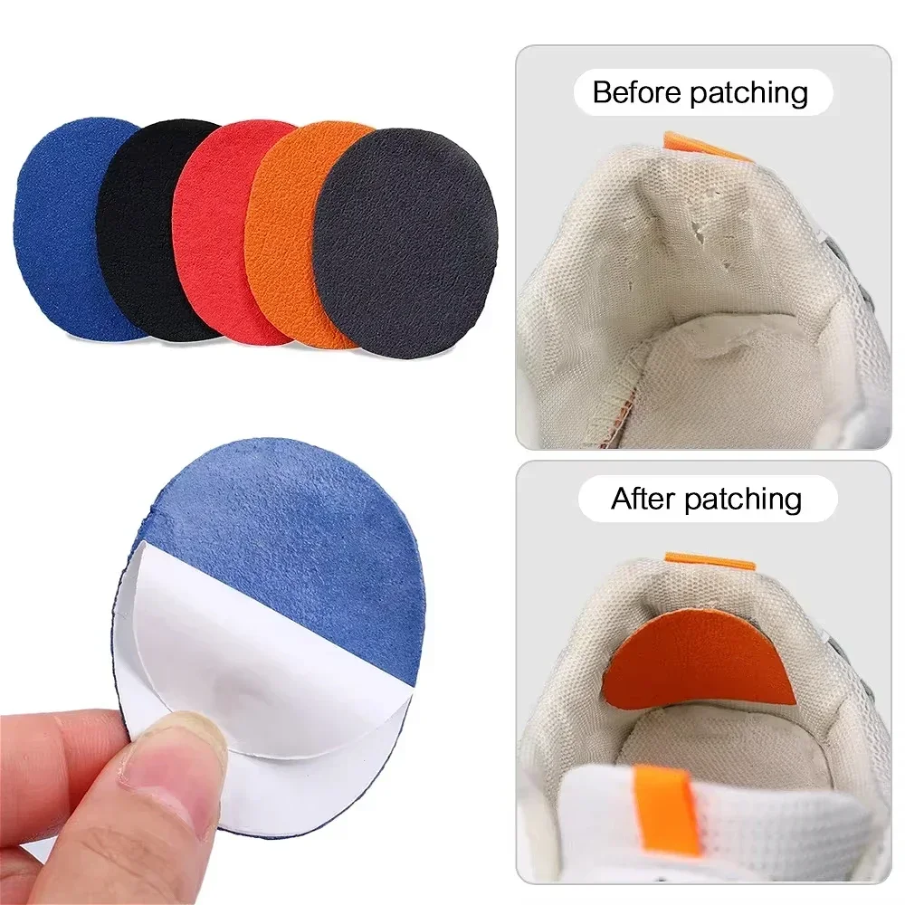 Sports Shoes Repair Stickers Suede Heel Protector Anti-Wear Repair Holes Self-adhesive Patches Insoles Pad Foot Care Insert thumbnail 3