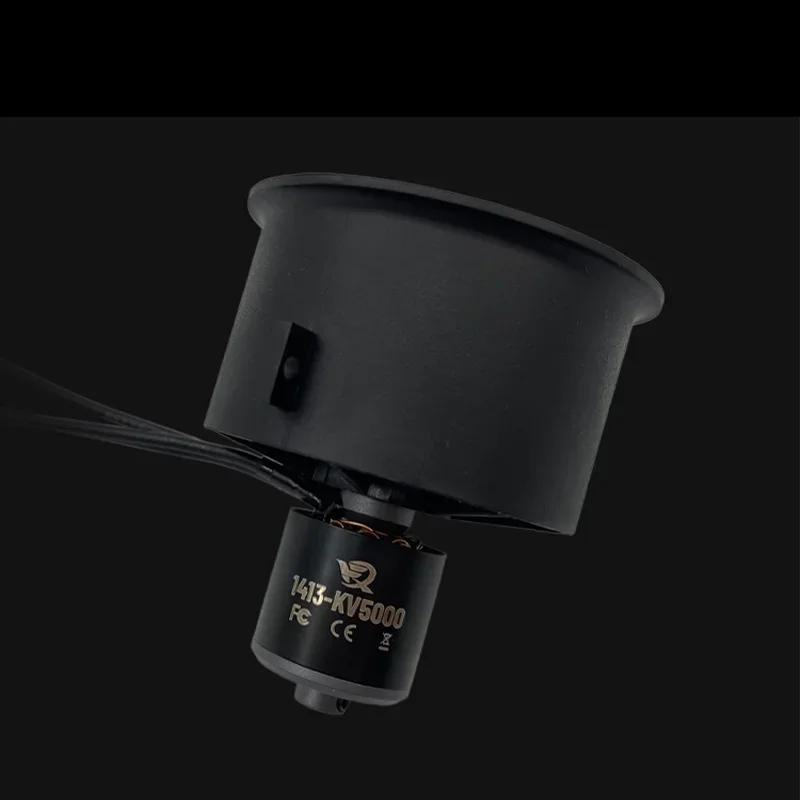 Xfly Model 40mm 12 Blade EDF Ducted Fan 3/4 Power Unit System with 4S 1413-kv5000 External Brushless Motor for RC Jet Aircraft thumbnail 2