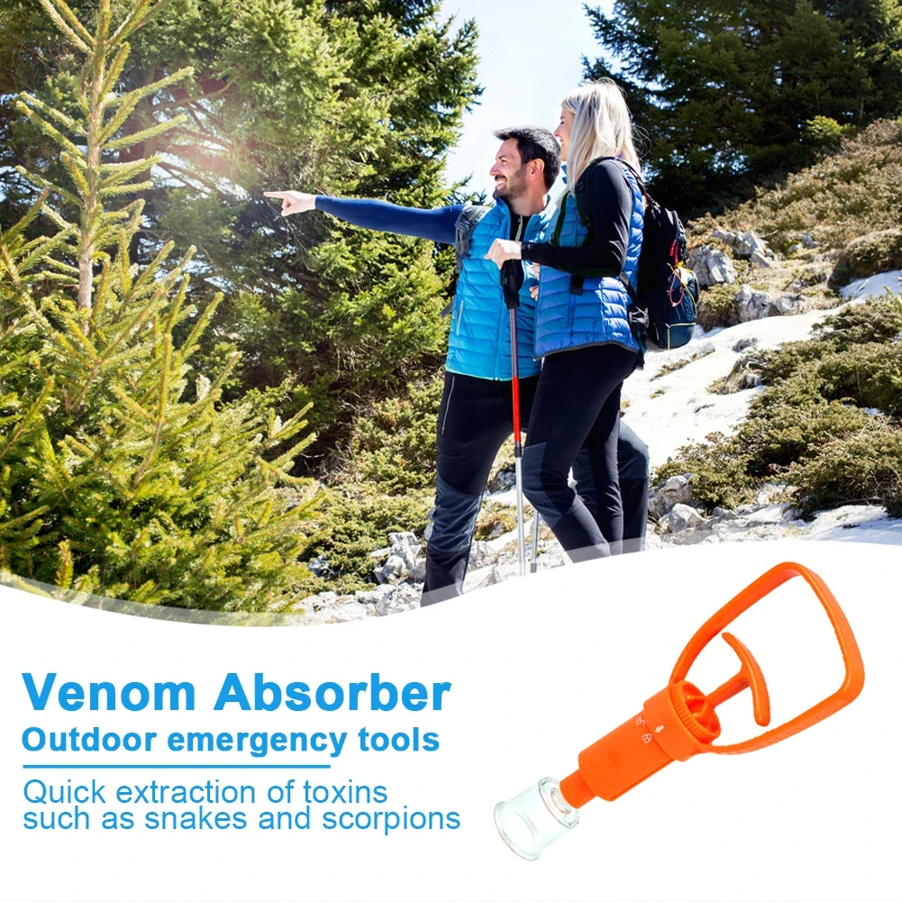 1-5pcs Safety Venom Protector Extractor Snake Mosquito Bee Bite Vacuum Suction Pump Outdoor Survival Camping Extractor Tools thumbnail 5