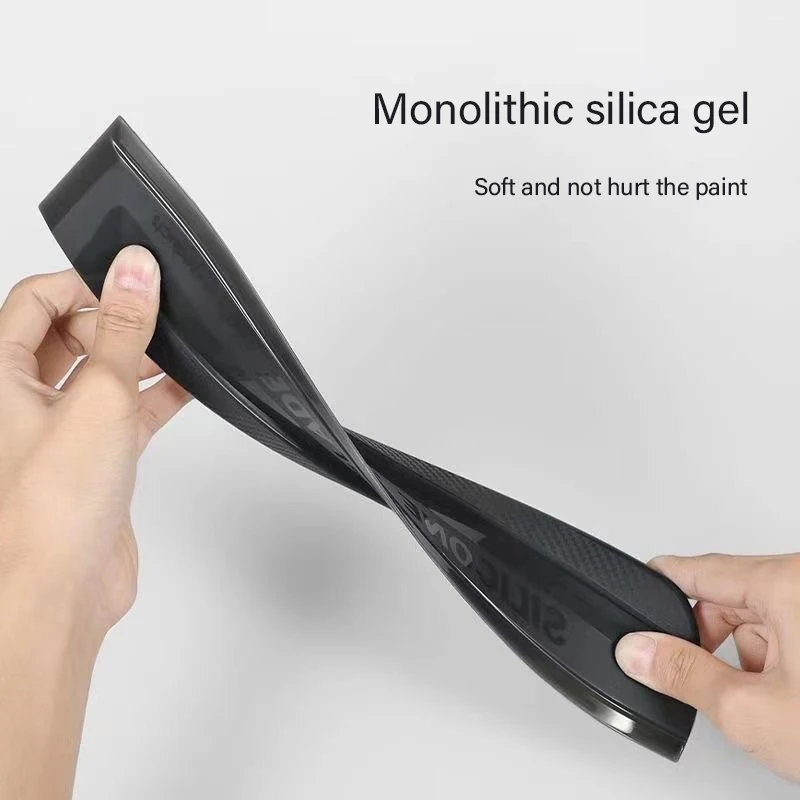 Soft Silicone Handy Squeegee Non-Scratch No Noise No Damage Paint Car Wrap Tools Supplies for Water Window Wiper Drying Blade thumbnail 6