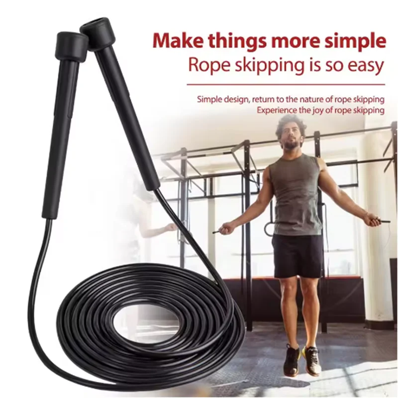 1PC 2.8M Speed Jump Rope Professional Adult Children Gym PVC Jumping Rope Adjustable Fitness Equipment Muscle Boxing Training thumbnail 2