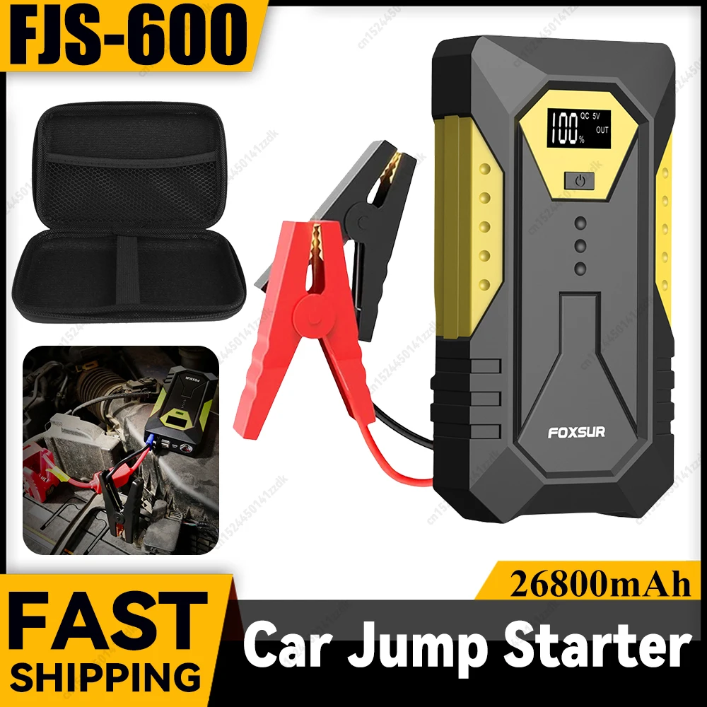 Car Jump Starter 12V 800A Power Bank 26800mAh for Emergency Battery Booster Portable Charger Auto Starting Device Accessary thumbnail 2