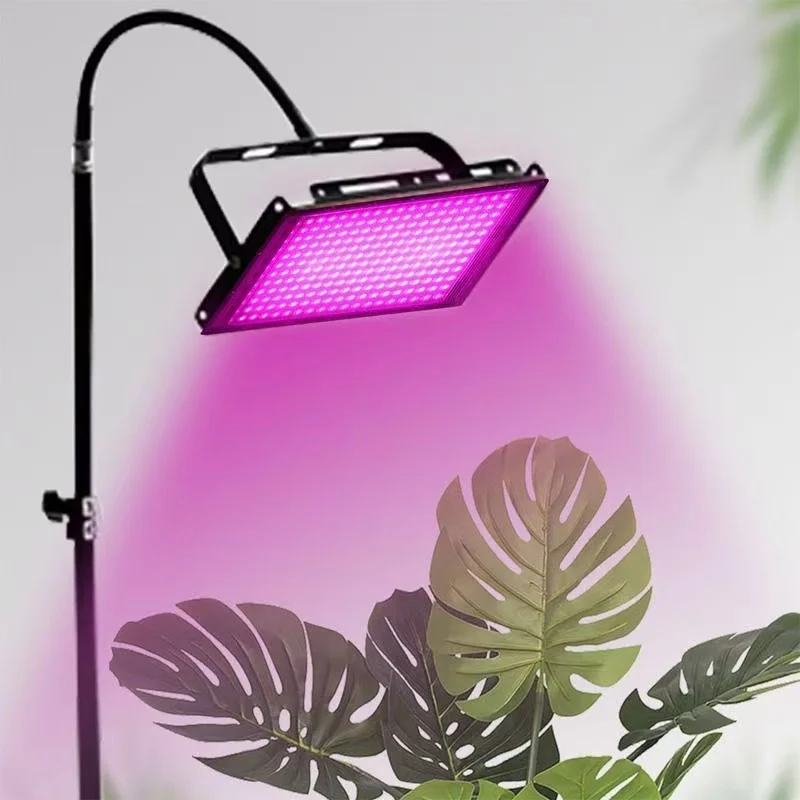 LED plant growth floodlight full spectrum plug-in with switch 220V 50W 100W greenhouse hydroponic plant growth light. thumbnail 6