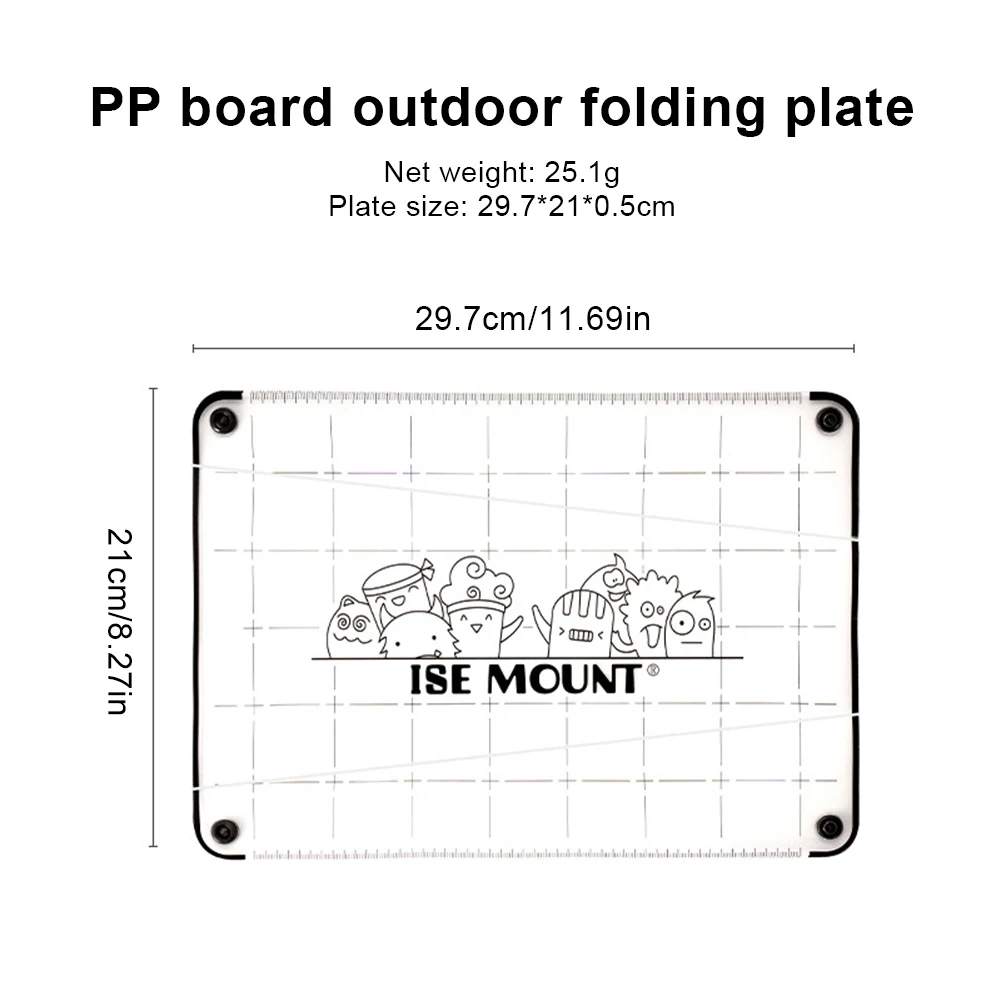 Outdoor PP Cutting Board Space Saving Folding Dining Board Vegetable Fruit Cutting Mat Camping Accessories thumbnail 6