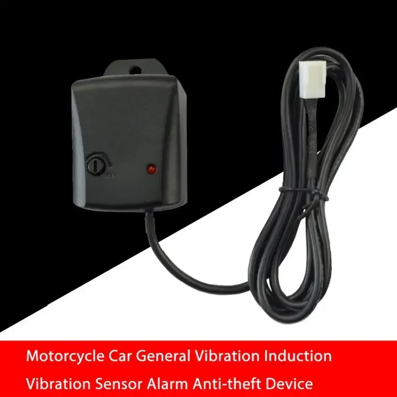1/2Pcs Universal Automobile Motorcycle Car Vibration Induction Adjustable Sensor Anti-Theft Alarm High Sensitivity Device thumbnail 4