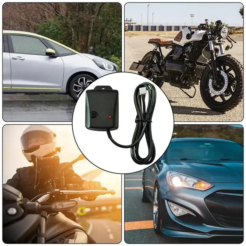 1/2Pcs Universal Automobile Motorcycle Car Vibration Induction Adjustable Sensor Anti-Theft Alarm High Sensitivity Device thumbnail 3