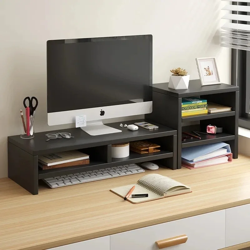 Monitor Riser Stand - Ergonomic Laptop Stand Desk Organizer Keyboard Storage thumbnail 6