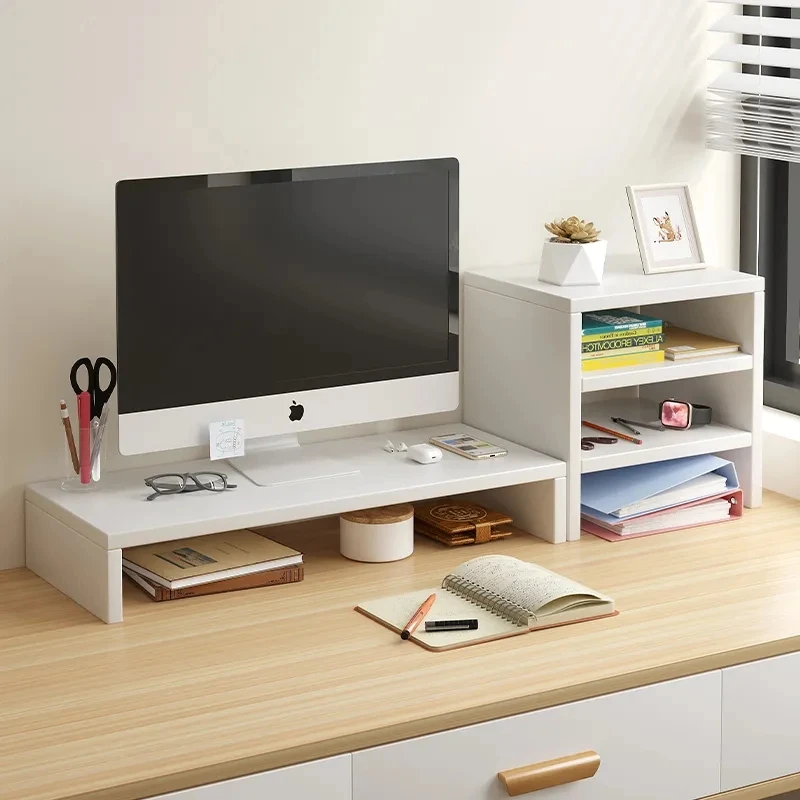 Monitor Riser Stand - Ergonomic Laptop Stand Desk Organizer Keyboard Storage thumbnail 3