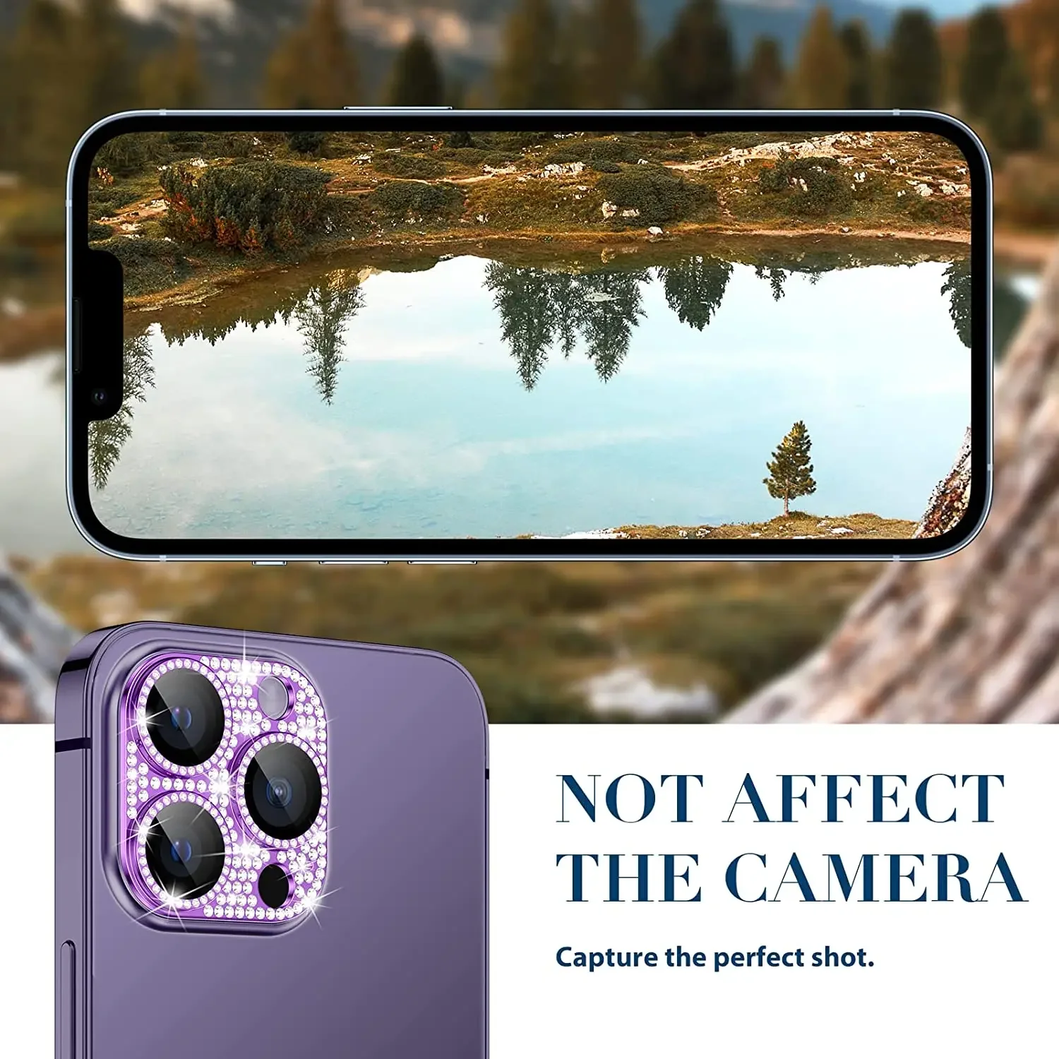 Diamond Camera Lens Protector For IPhone 16 13 12 11 Pro Max Mini Metal Lens Protection For IPhone 15 14 Pro Max 16 Plus Glasses thumbnail 6