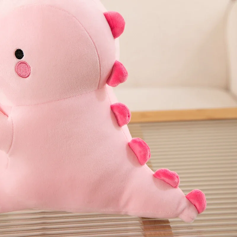 Cute dinosaur plush toy doll, soft, cute and rebounding plush toy, super cute dinosaur plush modified toy suitable for holiday g thumbnail 5
