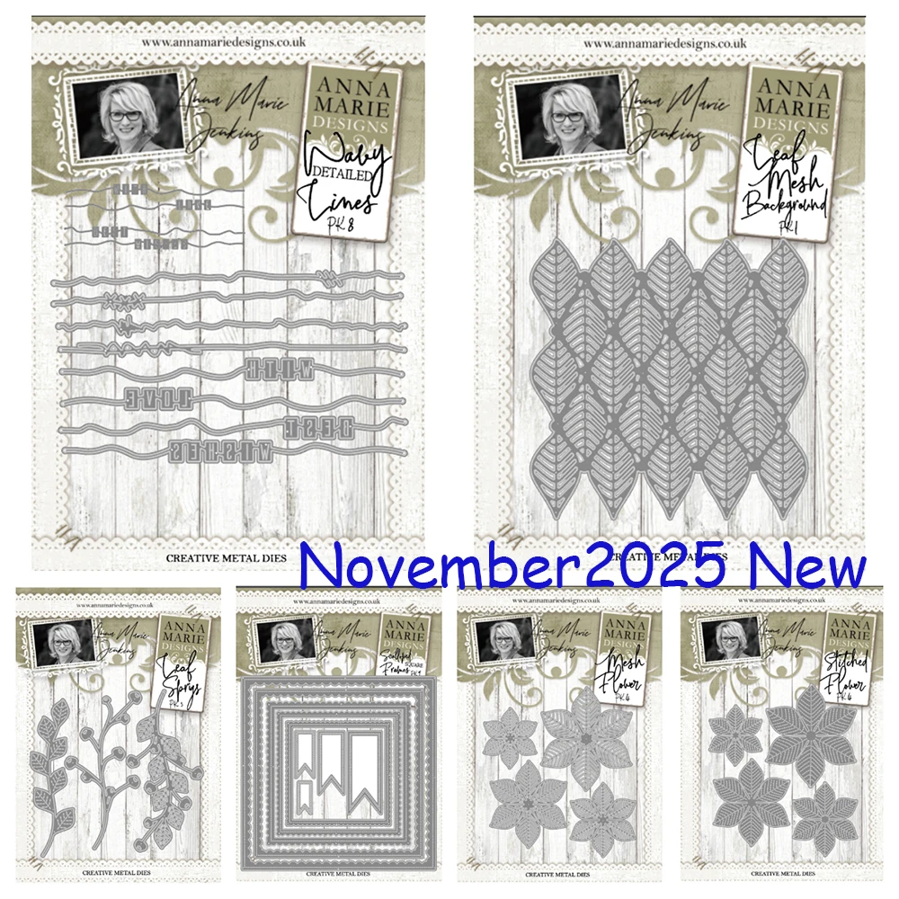 Bloom Background Die Set Metal Cutting Dies for DIY Scrapbooking Paper Cards Decorative Craft Embossing Template Spring 2026 New thumbnail 4