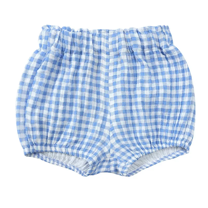 2025 Toddler Baby Summer Shorts Cotton Linen Cartoon Breathable Children Lounge Clothes for 3M-6T Boy Girl Korean Cute PP Pants thumbnail 6