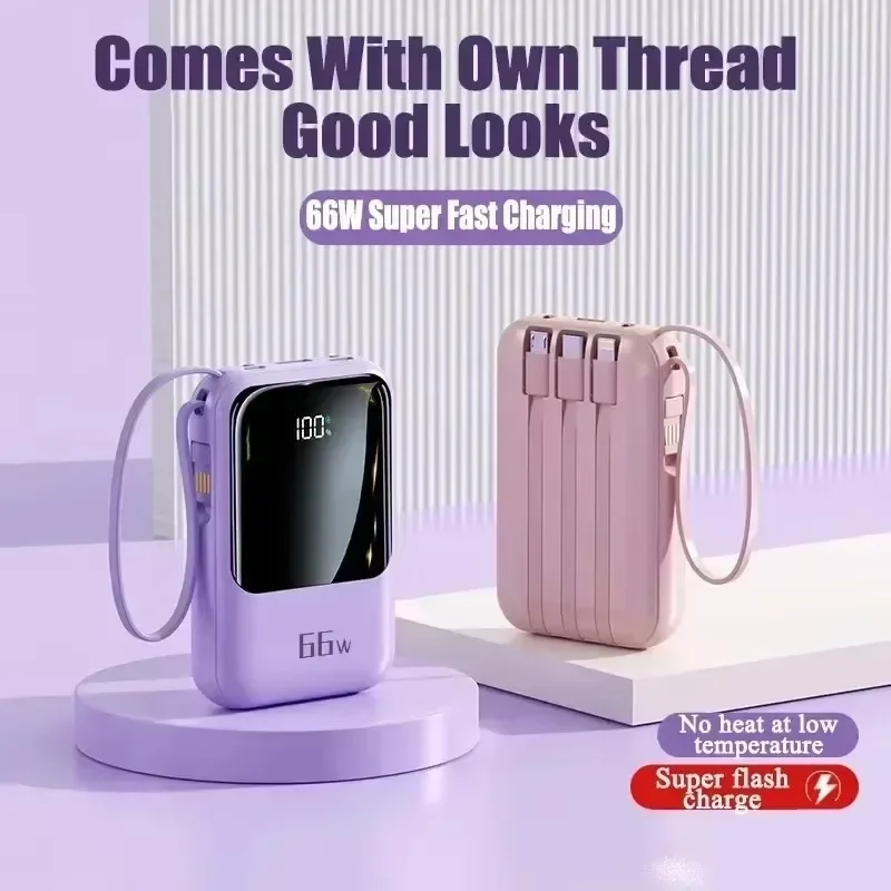 20000mAh 66W Fast Charging Mini Power Bank Portable External Battery for iPhone Huawei Xiaomi Phones thumbnail 5