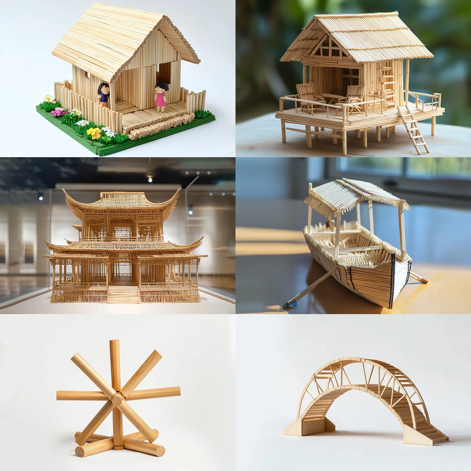 20-50pcs 30cm Round Wooden Bamboo Sticks DIY Handmade Craft Making Building Model Woodworking Supplies Tools Rattan Sticks thumbnail 5