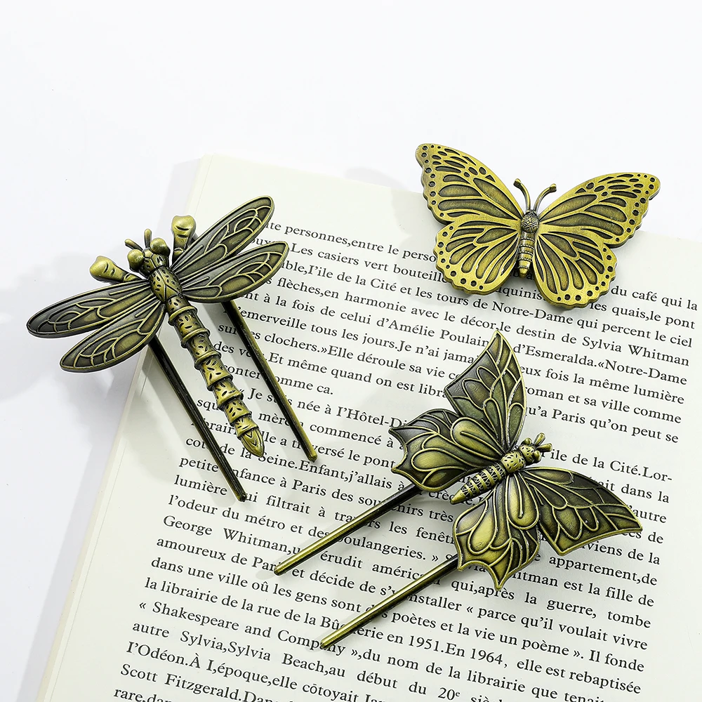 Butterflies, dragonfly bookmarks, exclusive gifts for fiction fans and page decorations for reading enthusiasts thumbnail 3