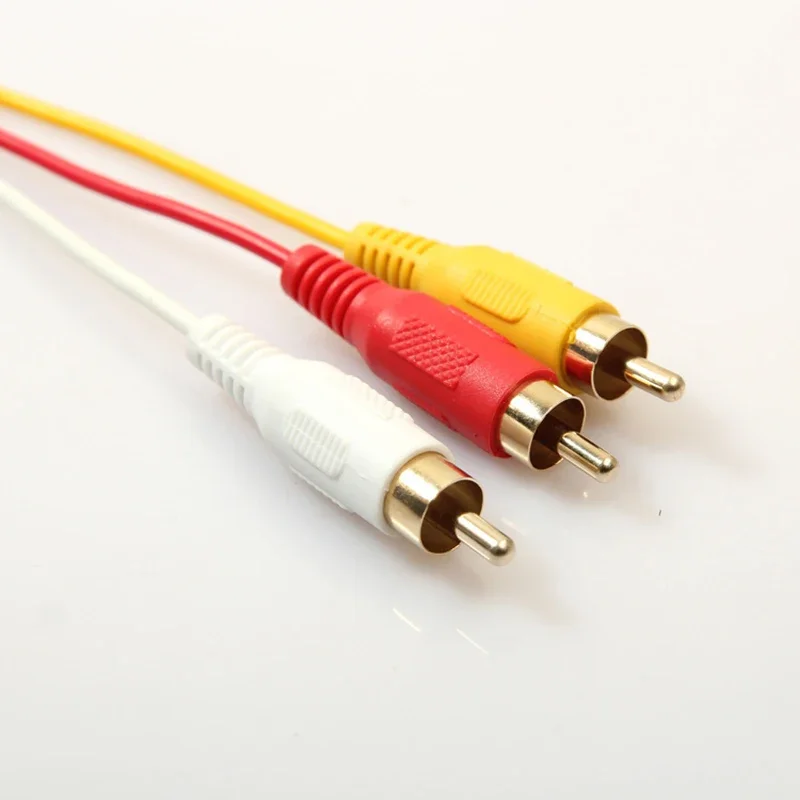 HDMI-compatible to 3RCA Cable 1.5M with HDMI 1.4 to AV Cord HD Audio Video Wire thumbnail 6