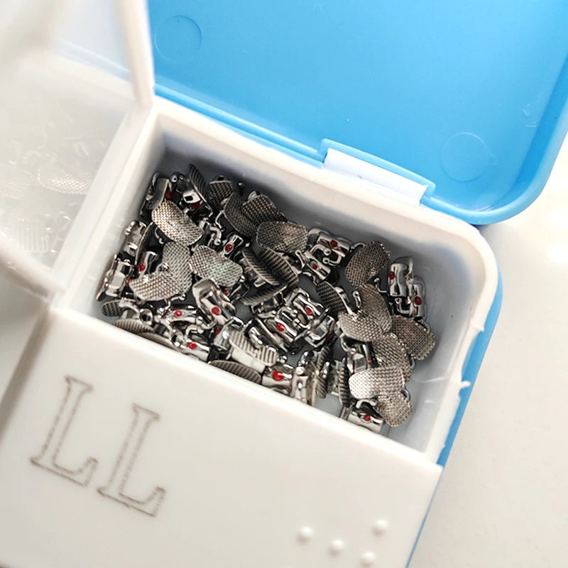 Dental Orthodontic Buccal Tubes for 1st Molar Teeth Bondable Monoblock Non-Convertible Single Roth MBT 0.022 80PCS/200PCS thumbnail 4