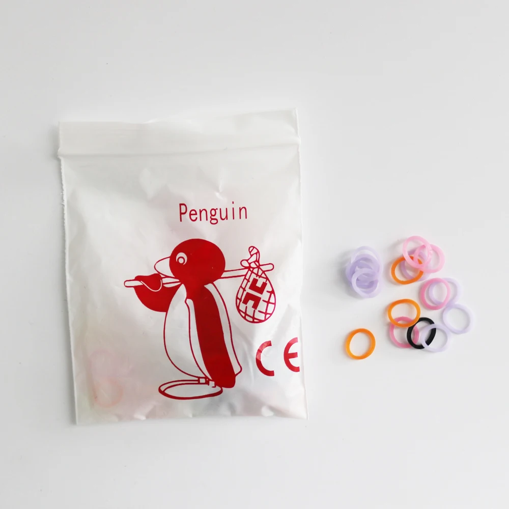 100pcs dental colored elastic latex rings, braces, dental rubber bands, non-toxic material 3.5OZ dental colored rubber bands thumbnail 4