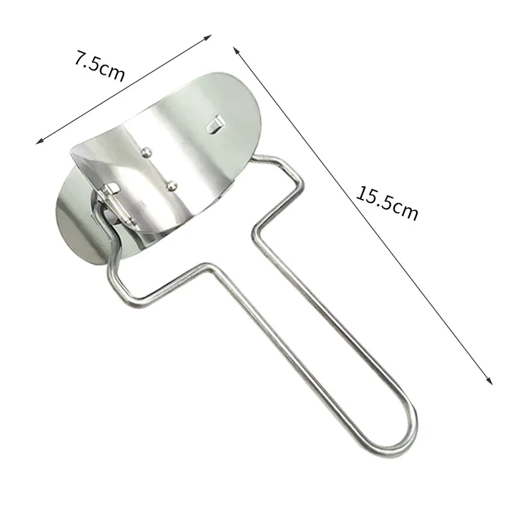 Stainless Steel Large Dumpling Skin Dough Circle Roller Machine Cutters Home Baking Maker Kitchen Pie Pizza Pastry Rolling Tools thumbnail 6