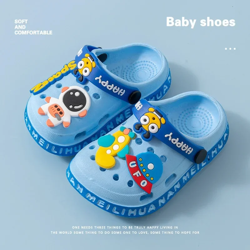 Children Garden Shoes Cute EVA Cartoon Beach Sandals Babies Summer Slippers High Quality Soft Kids Outdoor Slippers Flip Shoes thumbnail 5