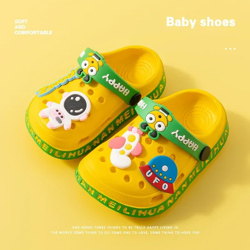 Children Garden Shoes Cute EVA Cartoon Beach Sandals Babies Summer Slippers High Quality Soft Kids Outdoor Slippers Flip Shoes thumbnail 4