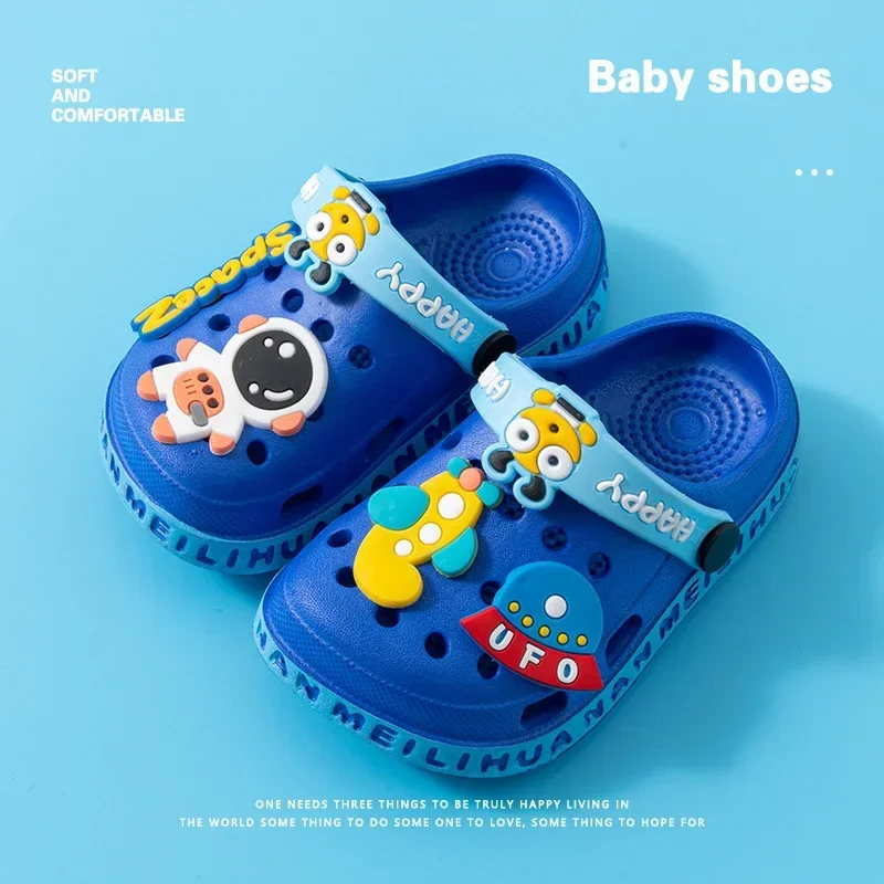 Children Garden Shoes Cute EVA Cartoon Beach Sandals Babies Summer Slippers High Quality Soft Kids Outdoor Slippers Flip Shoes thumbnail 6