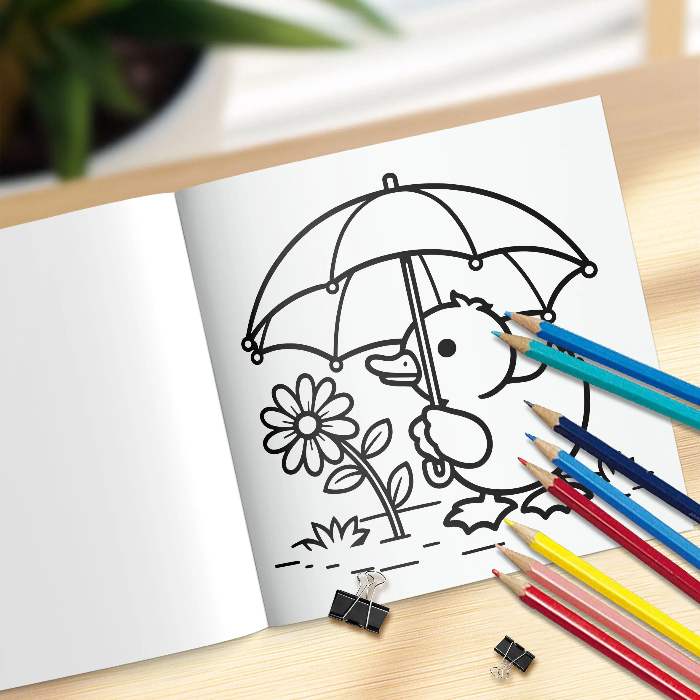 CUTE & Bold-easy Patterns Coloring Book for Adults Cute Drawing Book Perfect Gift for Party and Birthday thumbnail 4