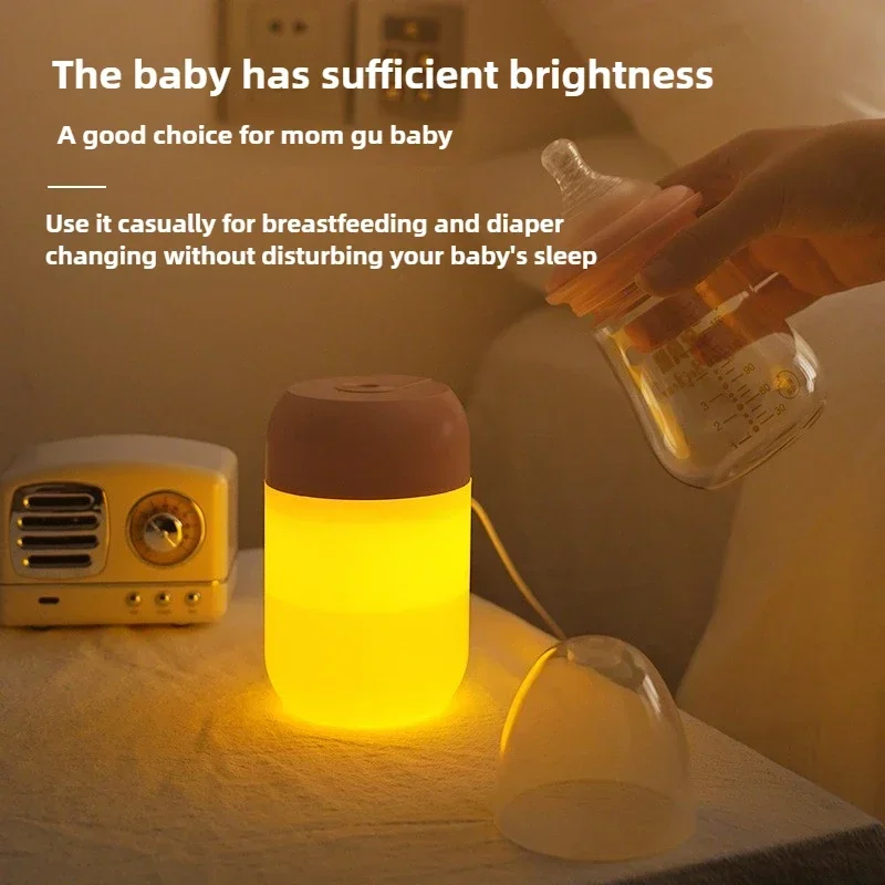 300ml Portable Air Humidifier Aroma Oil Humidificador for Home Car USB Cool Mist Sprayer with Colorful Soft Night Light Purifier thumbnail 2