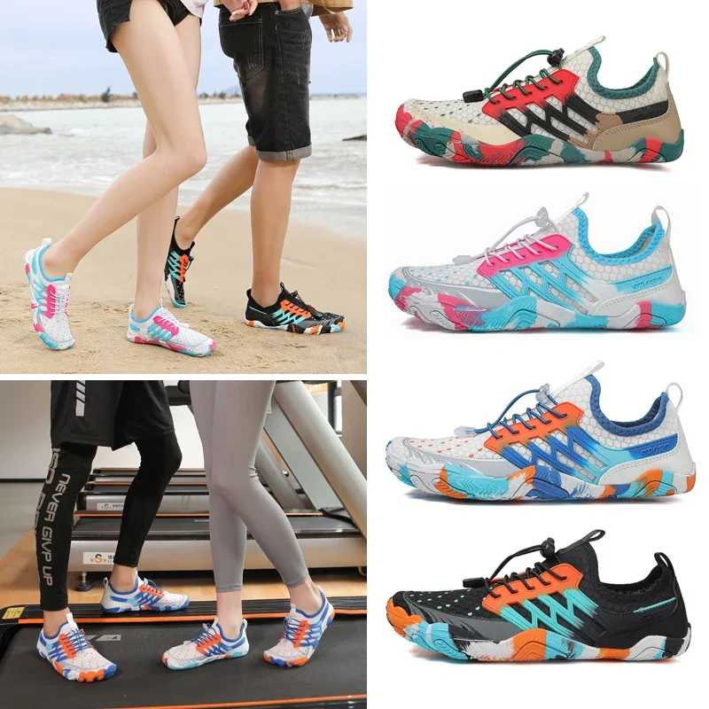 Quick Dry Barefoot Aqua Shoes Swim Shoes Unisex Mens Womens Barefoot Athletic Water Shoes Beach Shoes Sports Shoes Outdoor Shoes thumbnail 2