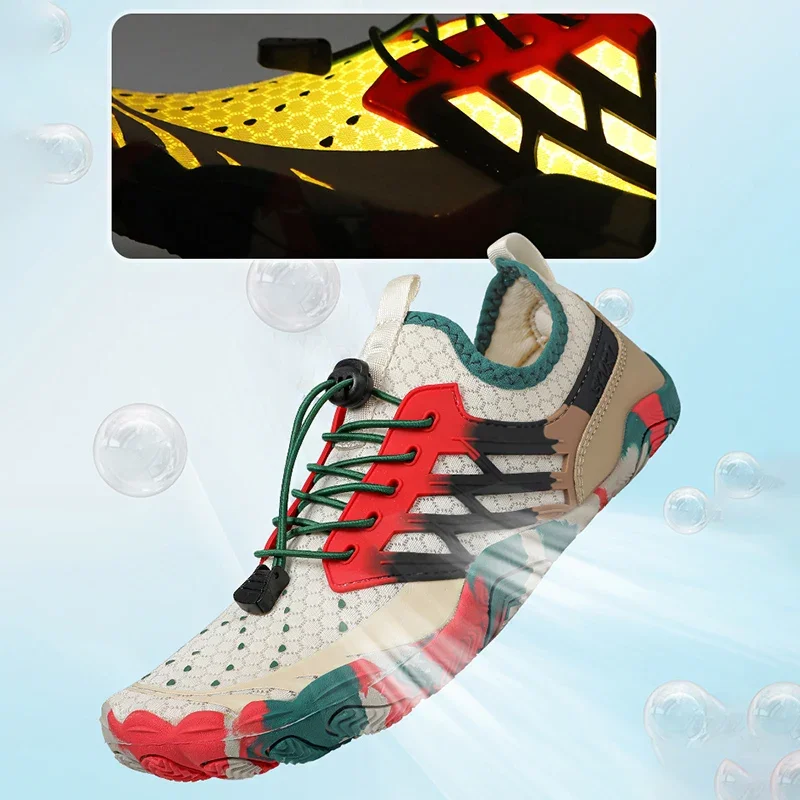 Quick Dry Barefoot Aqua Shoes Swim Shoes Unisex Mens Womens Barefoot Athletic Water Shoes Beach Shoes Sports Shoes Outdoor Shoes thumbnail 5
