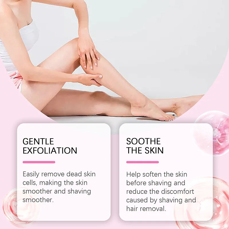 60g Body Scrub Cream Exfoliating Bleach Elbow Underarm Knee Melanin Pigmentation Whitening Remove Dead Skin Shower Scrub Care thumbnail 6