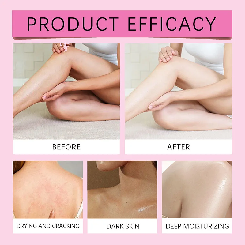 60g Body Scrub Cream Exfoliating Bleach Elbow Underarm Knee Melanin Pigmentation Whitening Remove Dead Skin Shower Scrub Care thumbnail 3