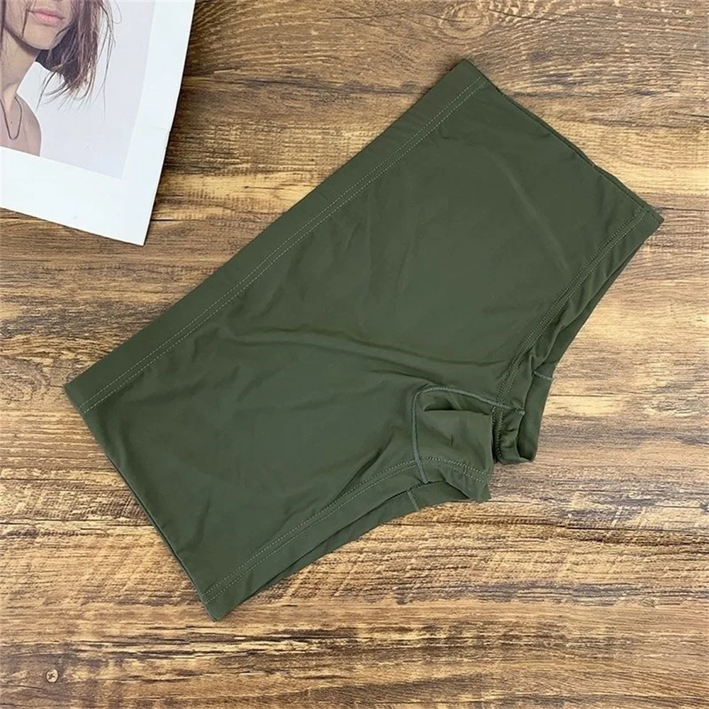 Ultra Thin Nylon Boxers Man Ice Silk Shorts Low Waist Underwear Breathable Plus Size Male Trunks M-XXL thumbnail 5