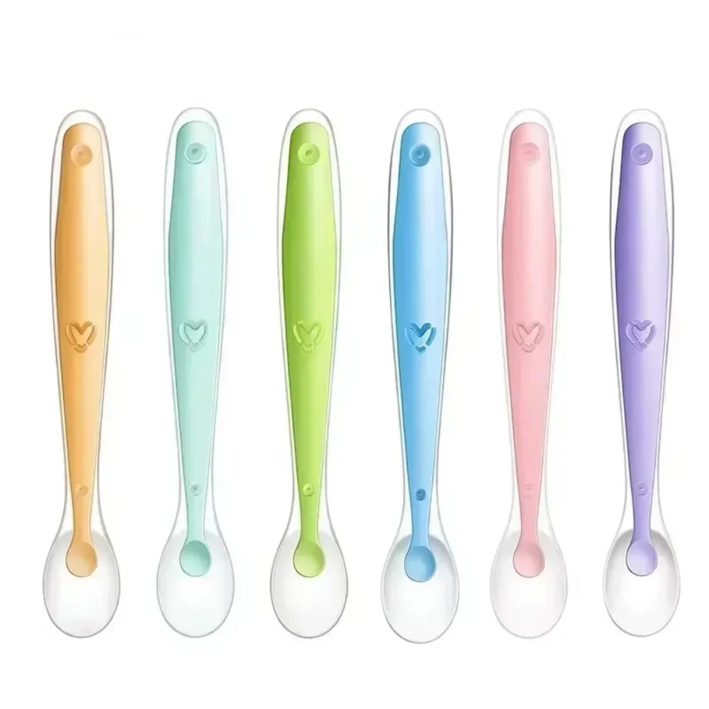 2/1pcs Silicone Spoon for Baby Infant Feeder Spoons for Children Kids Soft Safety Feeding Spoons BPA Free Baby Utensils Flatware thumbnail 2