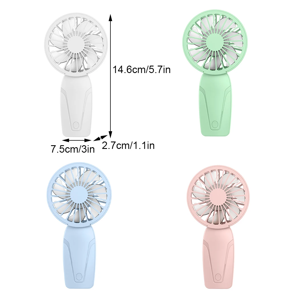 USB Rechargeable Mini Portable Pocket Handheld Fan Cool Air Outdoor Travel Cooler Cooling Mini Battery Fans home appliance thumbnail 6