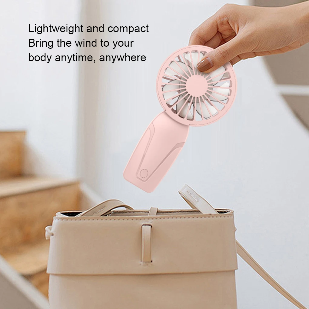 USB Rechargeable Mini Portable Pocket Handheld Fan Cool Air Outdoor Travel Cooler Cooling Mini Battery Fans home appliance thumbnail 3
