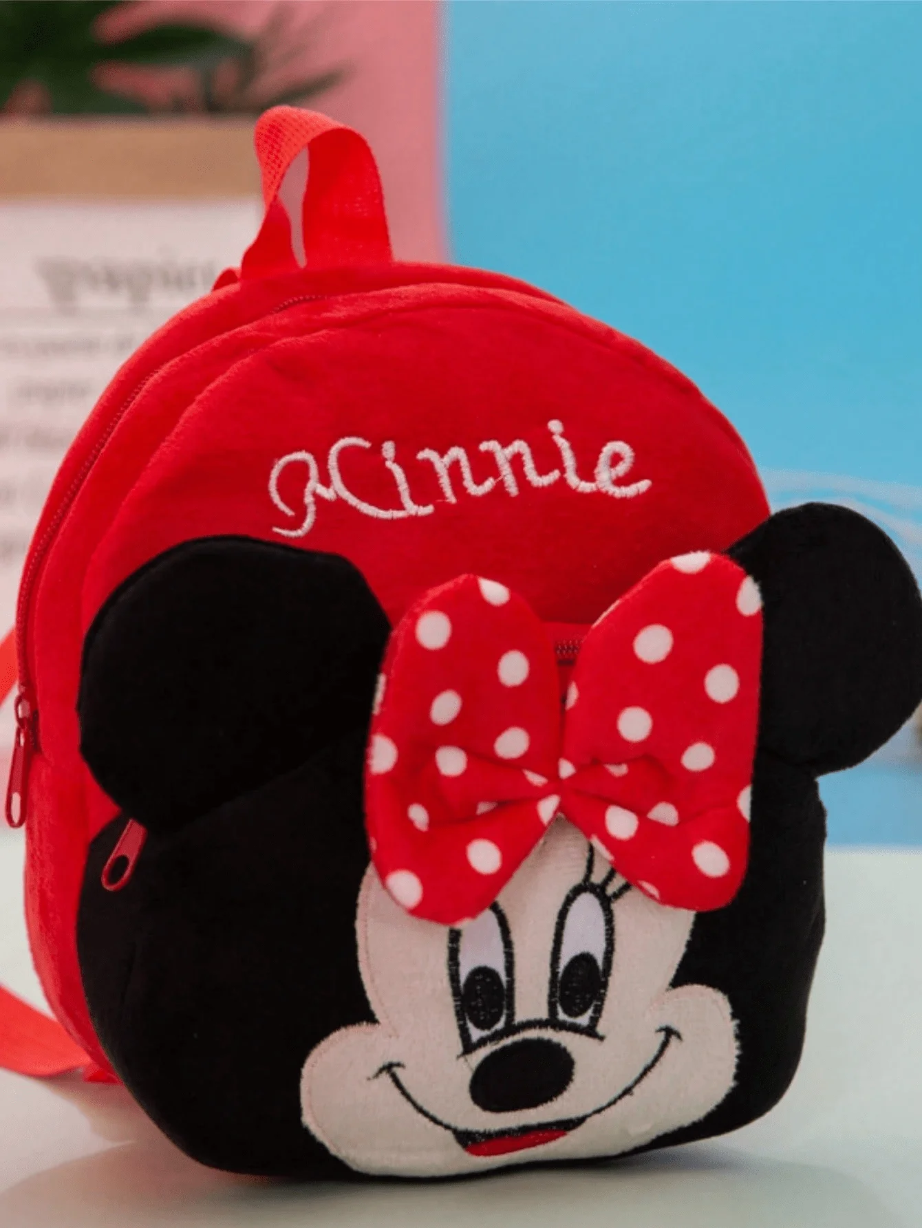 Disney Cartoon Cute Stitch Backpack Mickey Mouse Winnie The Pooh Plush School Bag Student School Supplies thumbnail 5