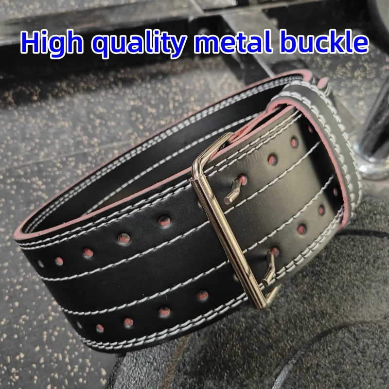Fitness Weight Lifting Belt for Men & Women, Smooth PU Gym Belts,for Support Weight Belt for Powerlifting, Strength Training thumbnail 6